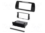 Radio frame; Seat; 2 DIN; black gloss ACV