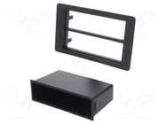 Radio frame; Saab; 2 DIN; black ACV