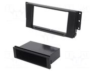 Radio frame; Land Rover; 2 DIN; black ACV