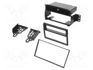 Radio frame; Nissan; 1 DIN; black ACV