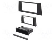 Radio frame; Mercedes; 2 DIN; black ACV