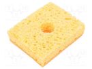 Tip cleaning sponge; for Weller's bench supports; 5pcs. WELLER