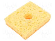 Tip cleaning sponge; for Weller's bench supports; 5pcs. WELLER