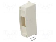 Enclosure: for modular components; IP30; No.of mod: 2; IC2 HAGER