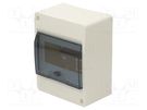 Enclosure: for modular components; IP40; No.of mod: 6; Series: IC2 HAGER