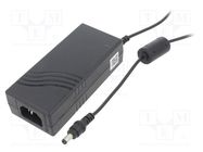 Power supply: switched-mode; 19VDC; 3.42A; Out: 5,5/2,5; 65W; 89% XP POWER