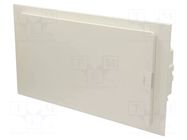 Enclosure: for modular components; IP40; plaster embedded; golf HAGER