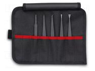 Tweezers-set; ESD; 5pcs. KNIPEX