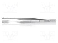 Tweezers; 145mm; for precision works; Type of tweezers: curved KNIPEX