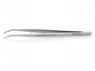 Tweezers; 150mm; Blades: curved; Blade tip shape: sharp; universal KNIPEX