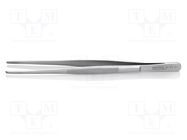 Tweezers; 200mm; Blade tip shape: rounded; universal 