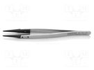 Tweezers; Blade tip shape: rounded; Tweezers len: 130mm; ESD KNIPEX