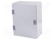 Enclosure: wall mounting; X: 300mm; Y: 400mm; Z: 200mm; orion+; steel HAGER