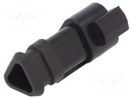 Connector: wire-wire; plug; male; PX0; PIN: 3; IP68; for cable; black BULGIN