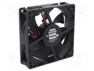 Fan: DC; axial; 24VDC; 92x92x25mm; 76.8m3/h; 29dBA; ball bearing PANASONIC