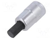 Socket; hex key,socket spanner; HEX 12mm; 1/2"; INHEX STAHLWILLE