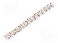 Programmable LED tape; RGBW; 3535; LED/m: 144; 8mm; white PCB; IP20 IPIXEL LED
