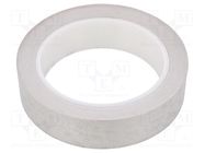 Tape: shielding; W: 25mm; L: 16.5m; Thk: 0.101mm; acrylic; copper 3M