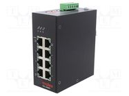 Switch Ethernet; unmanaged; Number of ports: 8; 9÷57VDC; RJ45; DRL MOLEX