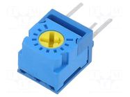 Potentiometer: mounting; single turn; 10kΩ; 500mW; ±10%; linear TOCOS