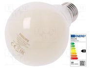 LED lamp; neutral white; E27; 230VAC; 2452lm; P: 17.5W; 4000K 