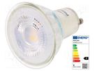 LED lamp; warm white; GU10; 230VAC; 355lm; P: 4.6W; 36°; 2700K PHILIPS