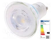 LED lamp; neutral white; GU10; 230VAC; 275lm; P: 3.5W; 36°; 4000K PHILIPS