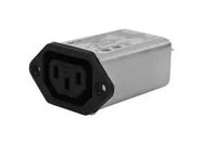 FILTERED IEC MODULE, C14, 10A/250VAC, QC