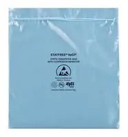 ZIPPER BAG, BLUE, 0.375" X 0.375"