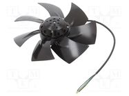 Fan: AC; axial; 230VAC; Ø250x72mm; ball; 2450rpm; IP44; Len: 0.45m 