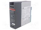 Power supply: switched-mode; for DIN rail; 120W; 24VDC; 5A; OUT: 1 ABB