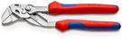 KNIPEX 86 05 180 Pliers Wrench pliers and a wrench in a single tool with multi-component grips chrome-plated 180 mm