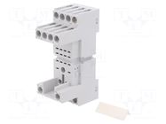 Socket; PIN: 8; for DIN rail mounting ABB