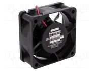 Fan: DC; axial; 12VDC; 60x60x25mm; 28.8m3/h; 23.5dBA; ball; 3500rpm PANASONIC