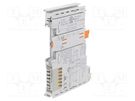 Digital input; for DIN rail mounting; IP20; IN: 4; 12x100x69.8mm WAGO