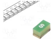 Fuse: fuse; ultra rapid; 160mA; 125VAC; 63VDC; SMD; 3.2x1.6mm; USFF SCHURTER