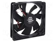 Fan: DC; axial; 24VDC; 120x120x25mm; 154.8m3/h; 37dBA; ball; 2500rpm PANASONIC