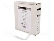 Heat shrink sleeve; glueless; 2: 1; 9.5mm; L: 5m; transparent TASKER