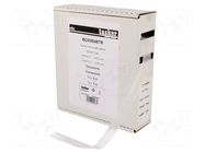 Heat shrink sleeve; glueless; 2: 1; 9.5mm; L: 5m; transparent TASKER