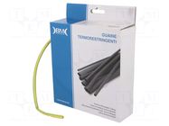 Heat shrink sleeve; glueless; 2: 1; 4.8mm; L: 10m; yellow-green BM GROUP