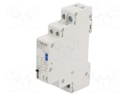 Relay: installation; bistable,impulse; NC + NO; Ucoil: 24VDC; BI ISKRA
