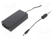 Power supply: switched-mode; 24VDC; 2.7A; Out: 5,5/2,5; 65W; 0÷60°C XP POWER