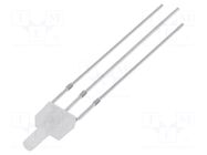 LED; red/green; 2mm; bicolour; 750÷1120mcd; 1120÷1560mcd; 90°; THT OPTOSUPPLY