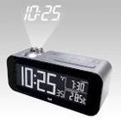 Radio-Controlled Alarm Clock LCD Silver / Black