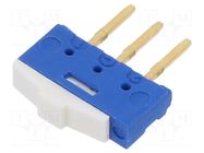 Switch: slide; Pos: 2; SPDT; 0.2A/24VDC; ON-ON; PCB,THT; 50mΩ; MMP KNITTER-SWITCH