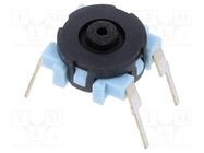 Microswitch TACT; SPST-NC; Pos: 2; 0.02A/50VDC; PCB,THT; none; 4.5N KNITTER-SWITCH