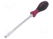 Screwdriver; for impact,assisted with a key; slot; 8x1.2mm WIHA