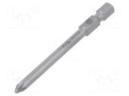 Screwdriver bit; PlusMinus PZ-type; PZ1/SL; Overall len: 70mm PHOENIX CONTACT