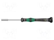 Screwdriver; precision; 6-angles socket; HEX 3/16" WERA