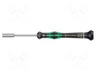 Screwdriver: precision; 6-angles socket; HEX 5mm WERA
